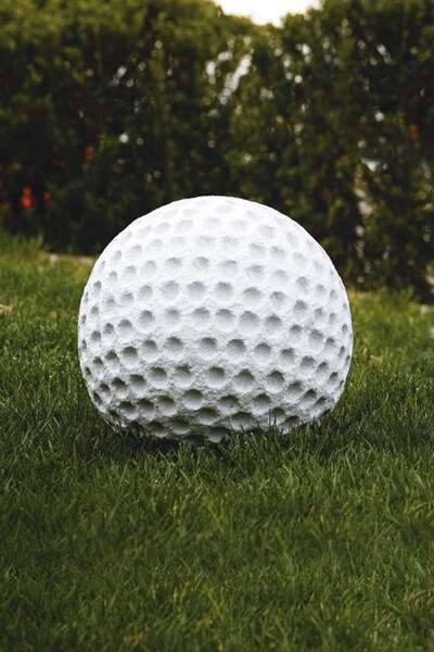 Golf Ball Sculpture Large Scale Cement Durable Cast Stone Statuary